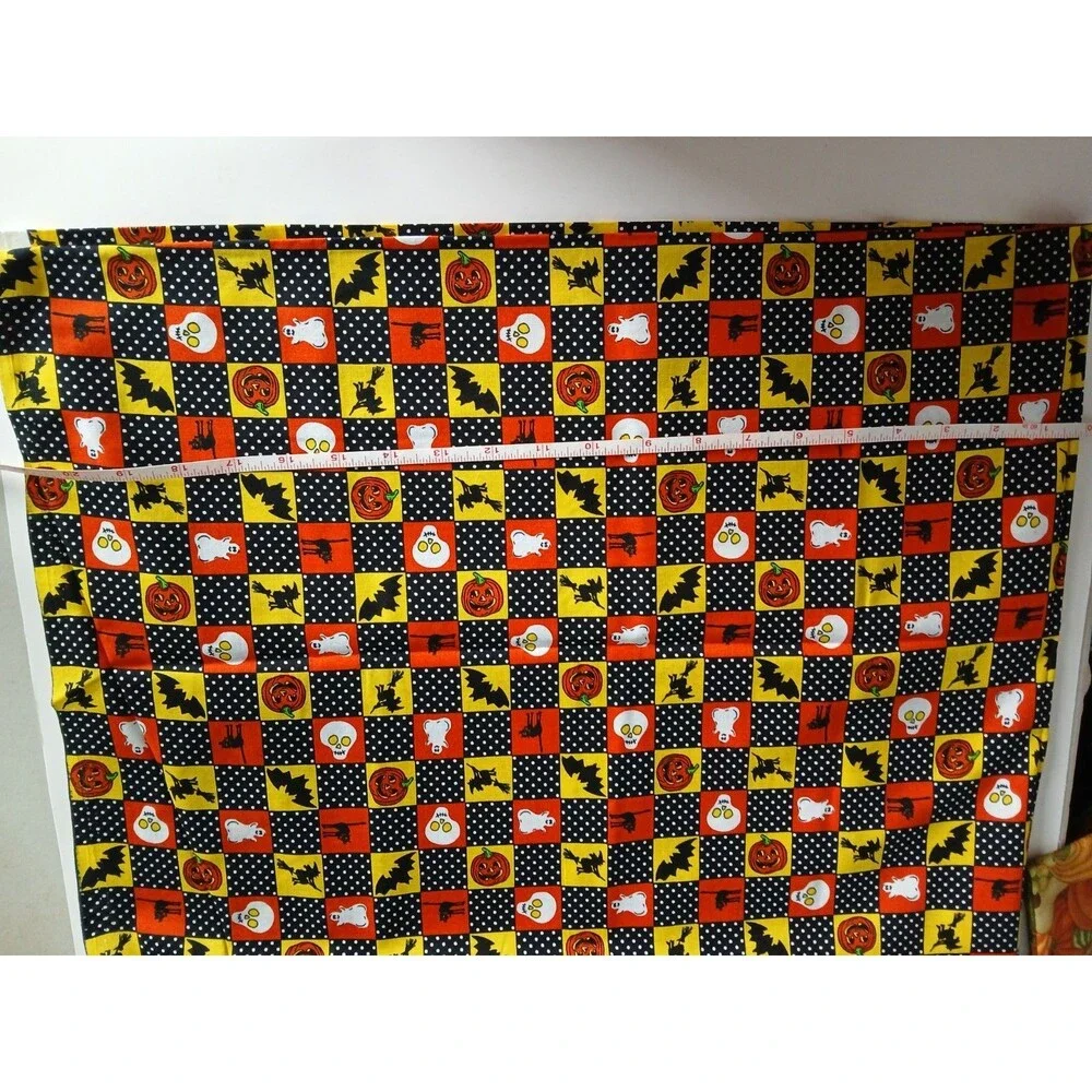 Halloween Multicolor Fabric  Signature Classics Oakhurst Textiles  Debbie Mumm